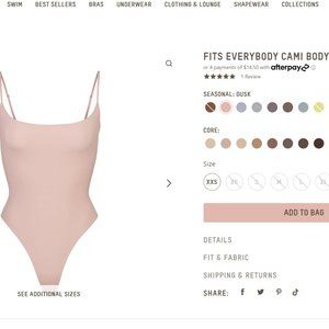 New Skims Bodysuit
